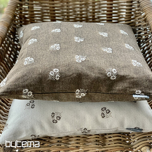 Dekoratív burkolat ALPESI VIRÁGOK jacquard BARNA