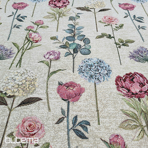 Gobelin szövet FLORES TIME