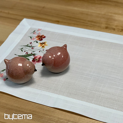 Hímzett terítő és kendő KERTI VIRÁGOK