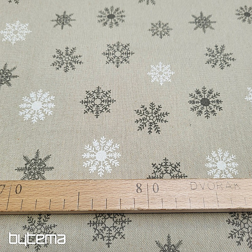 Dekoratív szövet GREY FLAKES
