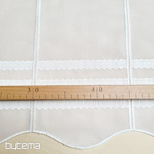 Ólomüveg függöny GERSTER 11611/0010 fehér