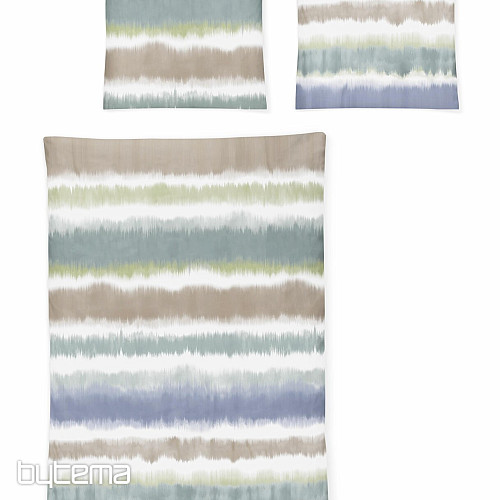 IRISETTE luxus pamut szatén BLANCA kék