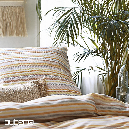 IRISETTE luxus puha krepp EASY 8513-50 narancssárga csíkok