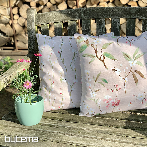 Dekoratív párnahuzat NOA FLOWER rózsaszín