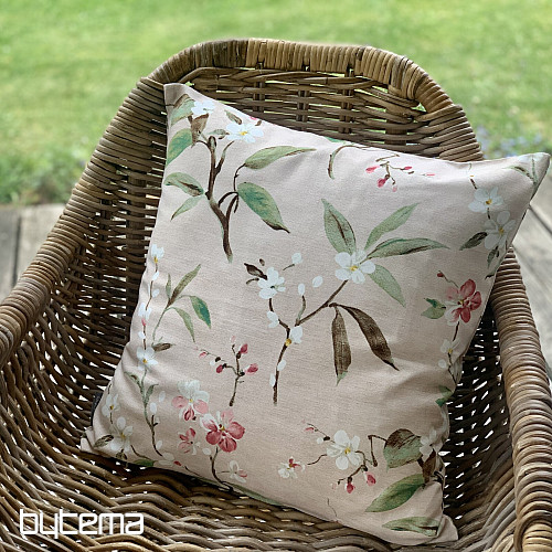 Dekoratív párnahuzat NOA FLOWER rózsaszín