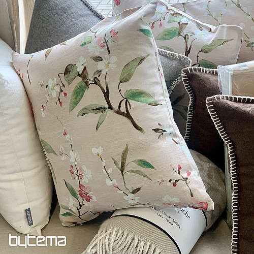 Dekoratív párnahuzat NOA FLOWER rózsaszín