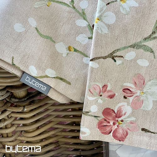 Dekoratív párnahuzat NOA FLOWER rózsaszín