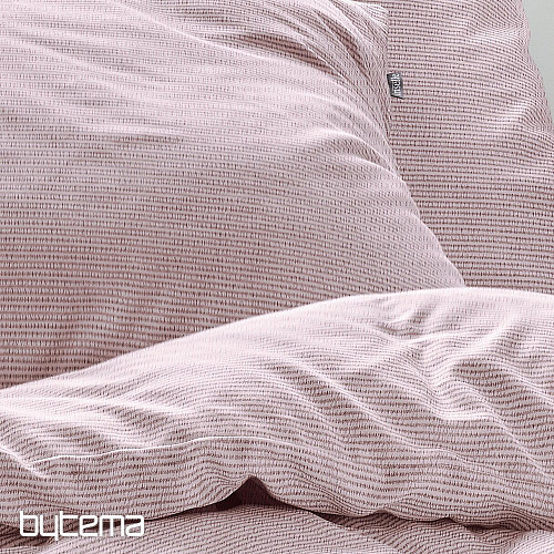 IRISETTE luxus puha krepp EASY 8514-60 rózsaszín csíkokkal