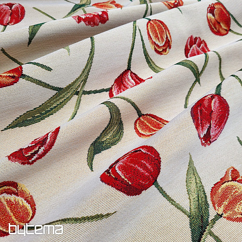 Gobelinszövet TULIPS III nagy mintás