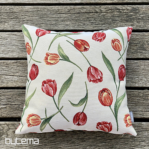 Gobelin párnahuzat TULIPS III nagy mintás