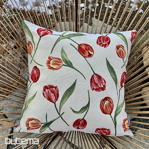 Gobelin párnahuzat TULIPS III nagy mintás