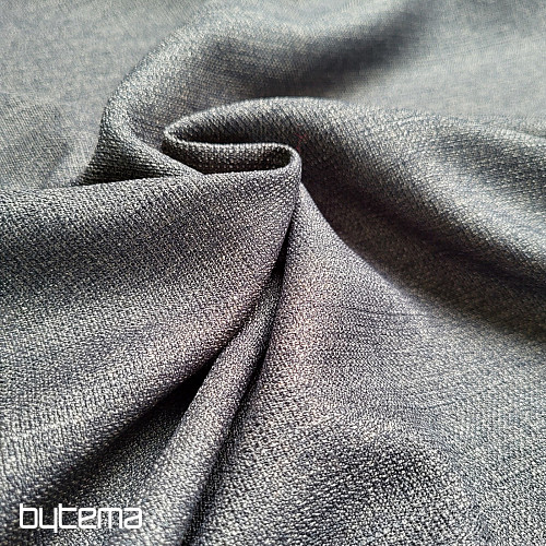 Egyszínű dizájner dekorszövet GERSTER 7650 ANTHRACITE 810
