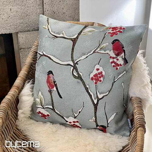 Luxus párna HÍL szürke-kék