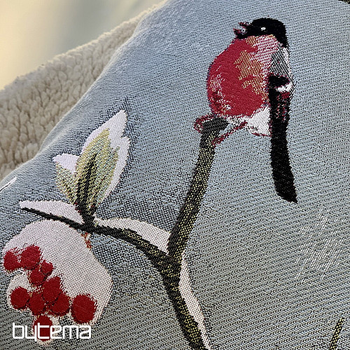 Luxus párna HÍL szürke-kék