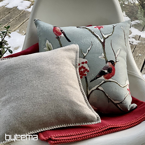 Luxus párna HÍL szürke-kék