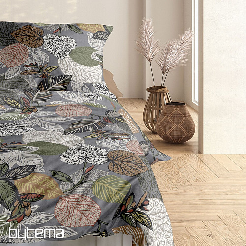 IRISETTE luxus pamut szatén WAVE 8561-11 ŐSZ 1
