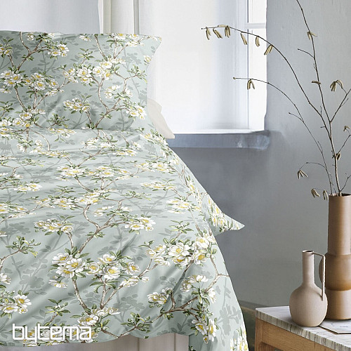 IRISETTE luxus pamut szatén TOKIO 8537-30 MENTOL
