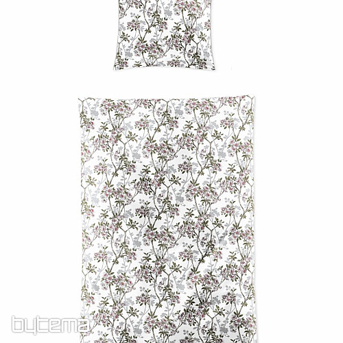 IRISETTE luxus pamut szatén TOKIO 8537-10 WHITE