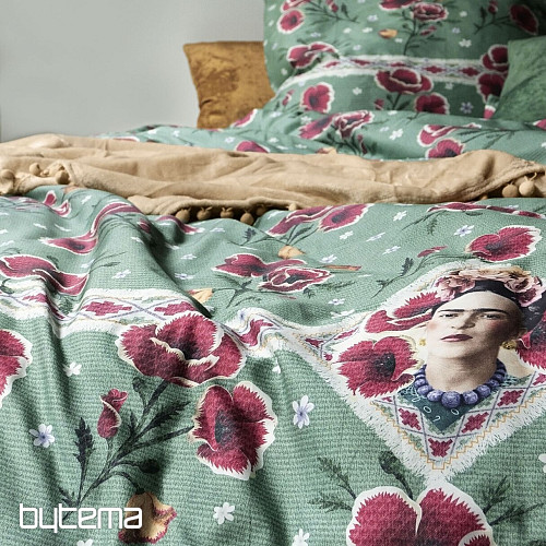 IRISETTE luxus pamut szatén FRIDA KAHLO - MÁK