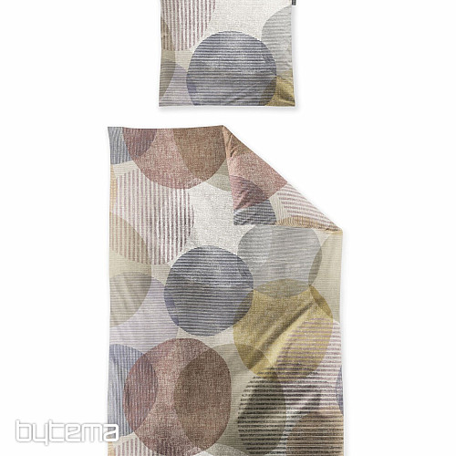 IRISETTE luxus flanel ágynemű ZOBEL 8553-50 COLOR WHEELS