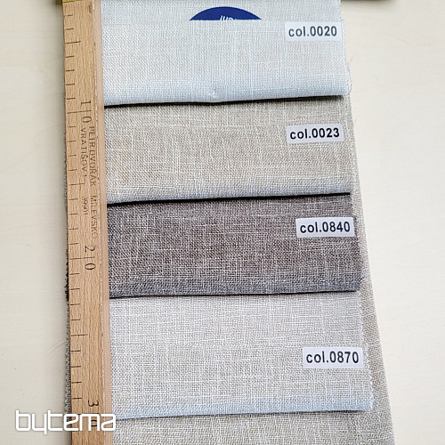 Luxus monokróm dizájner dekorszövet GERSTER 77049/840 BROWN GREY