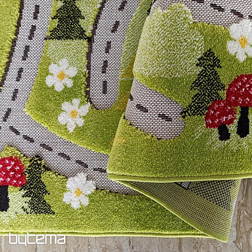 Gyermek szőnyeg Color Kids 02 zöld