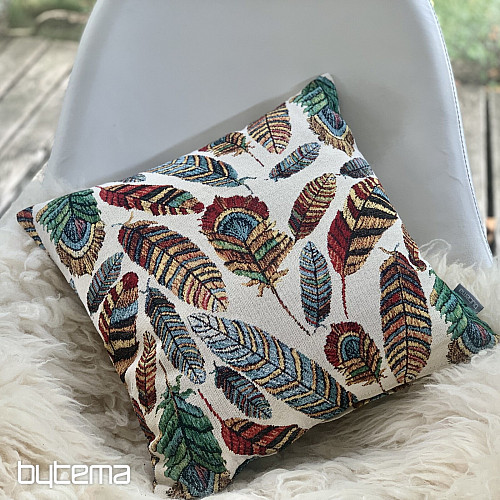 Gobelin párnahuzat FEATHER BEIGE