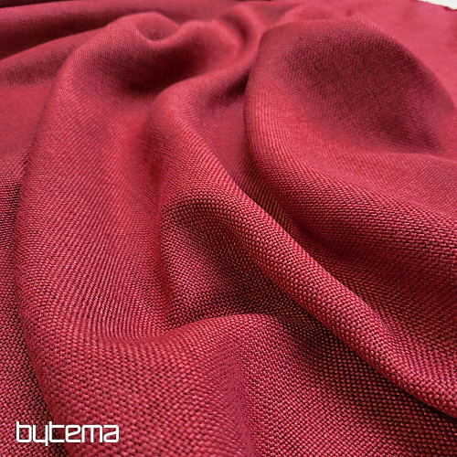 Egyszínű designer dekorszövet ALBA 2/15 PIROS