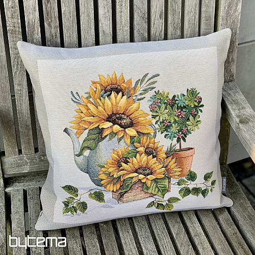 Gobelin párnahuzat NAPRAFORGÓ KERETBEN