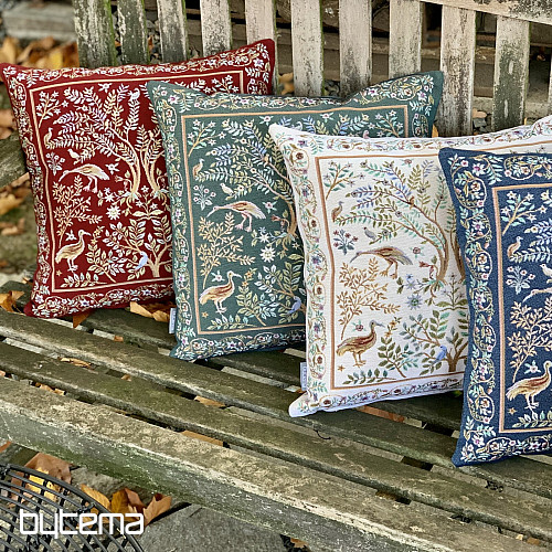 Gobelin párnahuzat WILLIAM MORRIS zöld