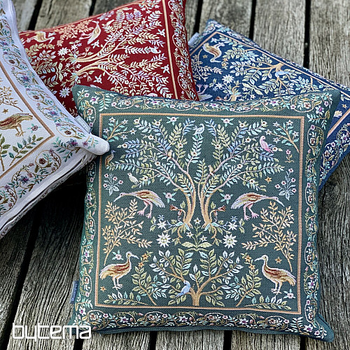 Gobelin párnahuzat WILLIAM MORRIS zöld