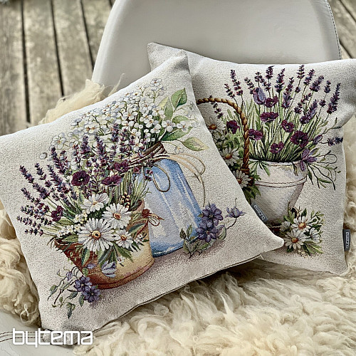 Gobelin párnahuzat SZÉPSÉG KOSÁRBAN
