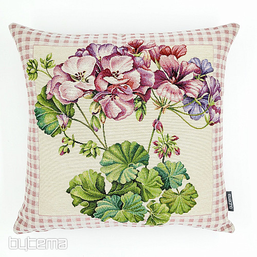 Gobelin párnahuza PELARGONIE