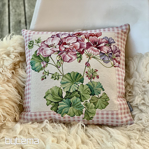 Gobelin párnahuza PELARGONIE