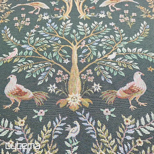 Gobelinszövet WILLIAM MORRIS zöld