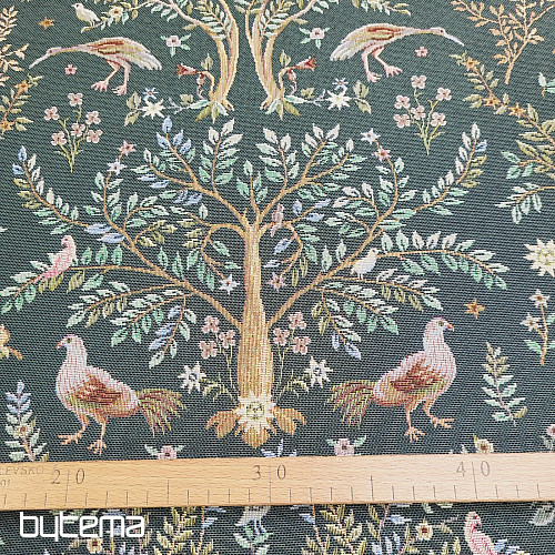 Gobelinszövet WILLIAM MORRIS zöld