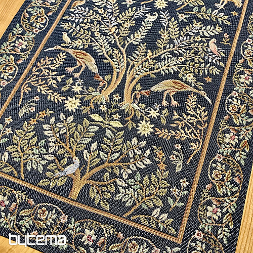 Gobelin terítő és sál WILLIAM MORRIS kék