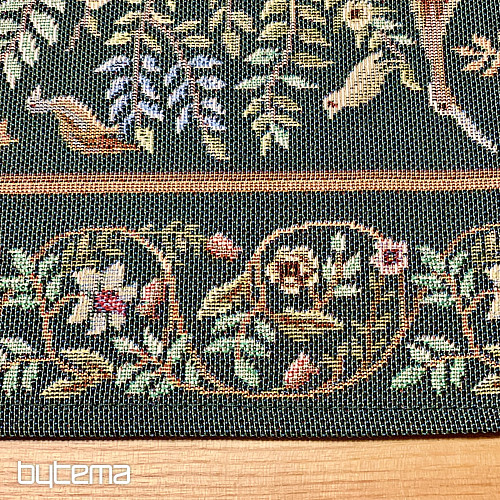 Gobelin terítő és sál WILLIAM MORRIS zöld