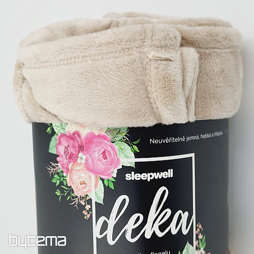BÉZS MIKROFLANNEL takaró