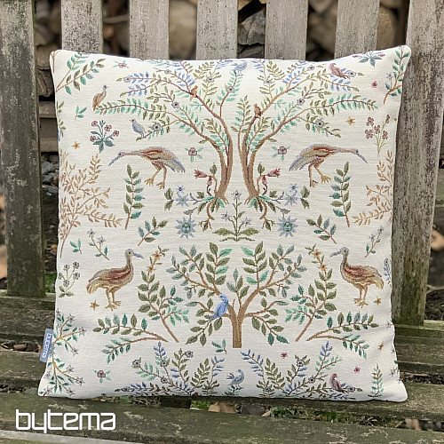 Gobelin párnahuzat WILLIAM MORRIS bézs - teljes felület