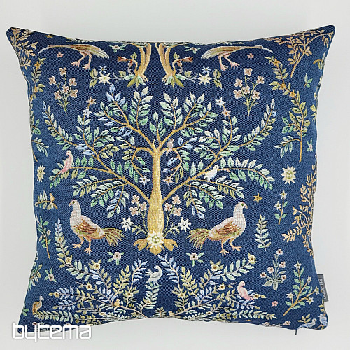 Gobelin párnahuzat WILLIAM MORRIS kék - az egész