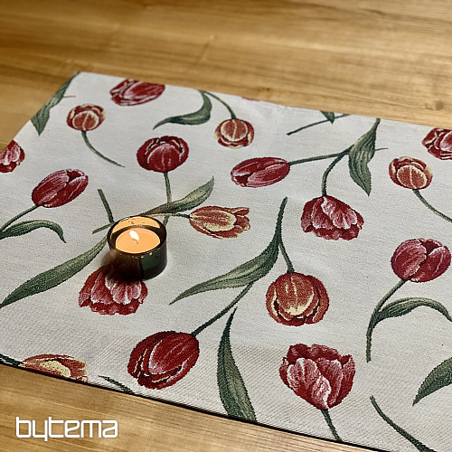 Gobelin terítő és sál TULIPS III nagy mintás