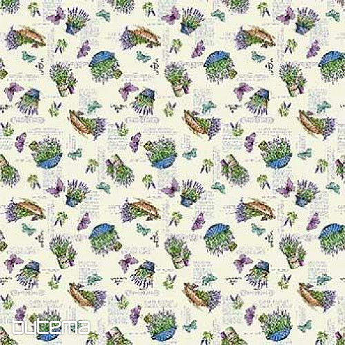 Gobelinszövet LAVANDER GARDEN 2