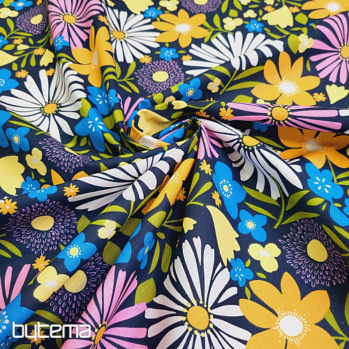 Pamut szövet DAISIES