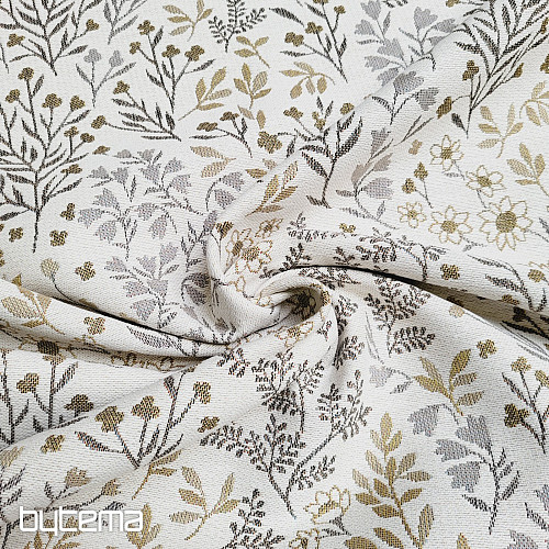 Gobelinszövet GLADIS FLOR bézs