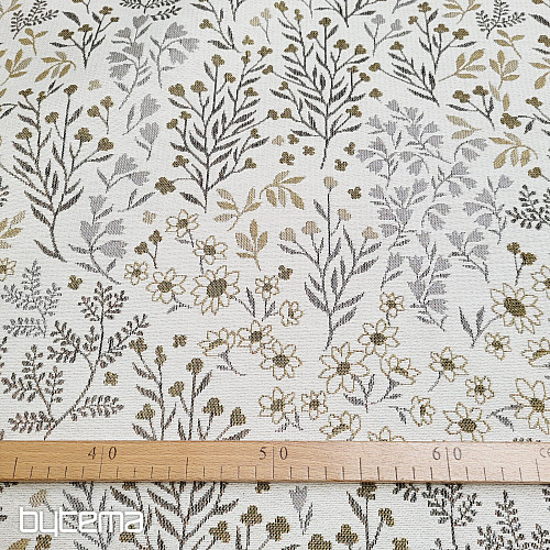 Gobelinszövet GLADIS FLOR bézs