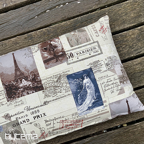 Gobelin párnahuzat POSTACARD PARIS