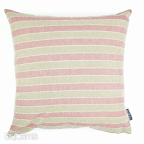 Dekoratív párnahuzat TREBOL PINK STRIPES
