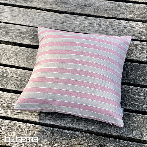 Dekoratív párnahuzat TREBOL PINK STRIPES
