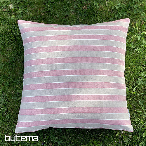 Dekoratív párnahuzat TREBOL PINK STRIPES